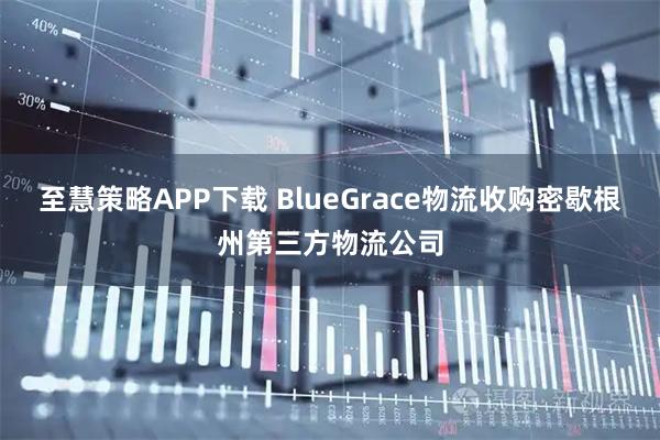至慧策略APP下载 BlueGrace物流收购密歇根州第三方物流公司