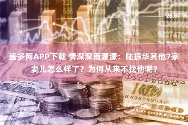 盛多网APP下载 情深深雨濛濛：陆振华其他7家妻儿怎么样了？为何从来不找他呢？